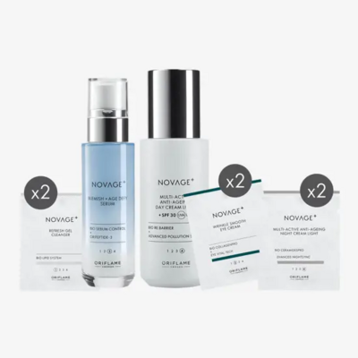 Novage+ Blemish+Age Light -kokeilupakkaus